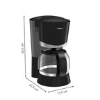 Cafetera goteo Tefal CM171810, 15 tazas, negra