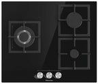 Encimera Hisense GG633B, 3 fuegos, 60cm, Cristal G