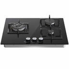 Encimera Hisense GG633B, 3 fuegos, 60cm, Cristal G