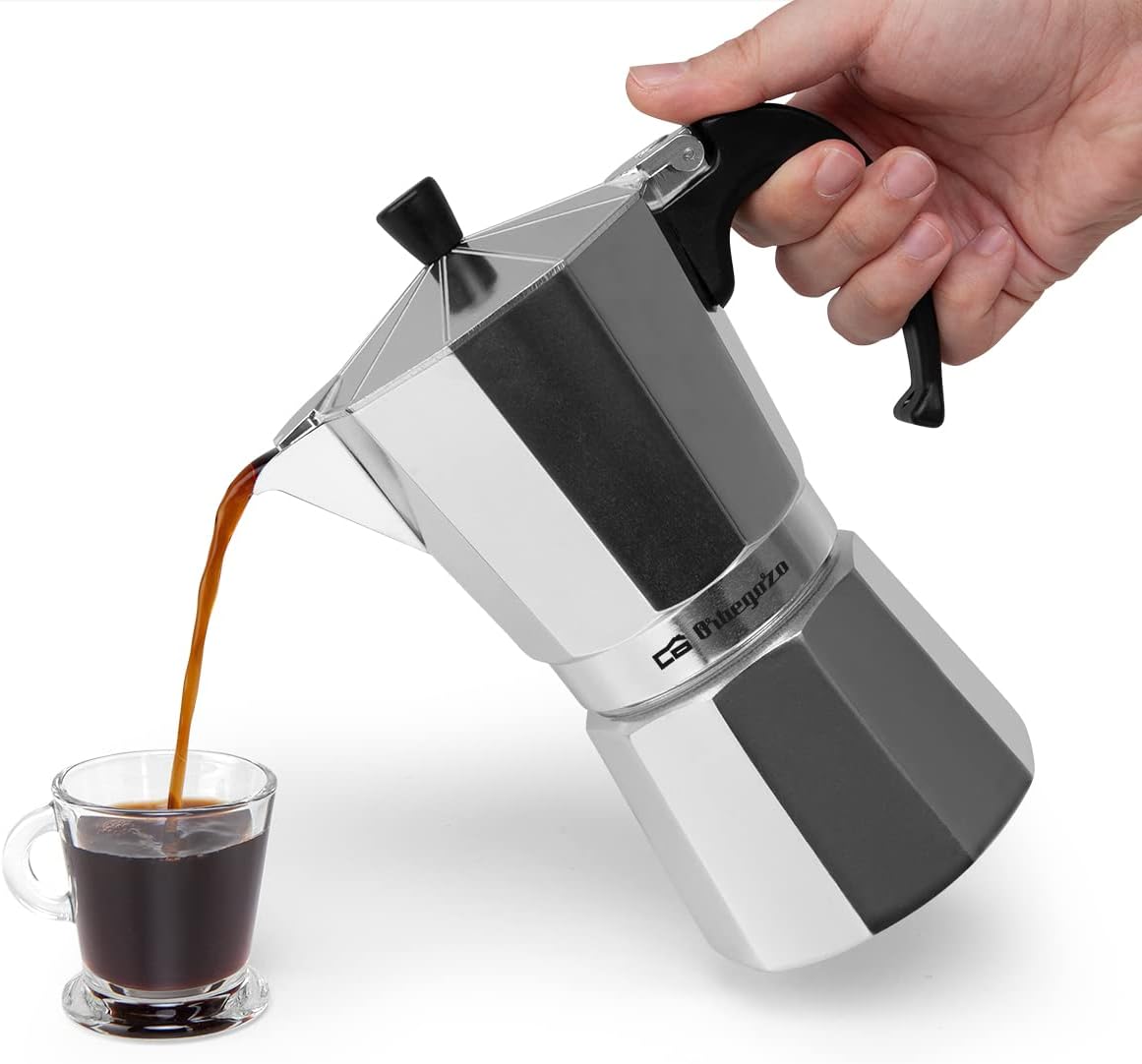 Cafetera Orbegozo KFS920, 9 tz, aluminio