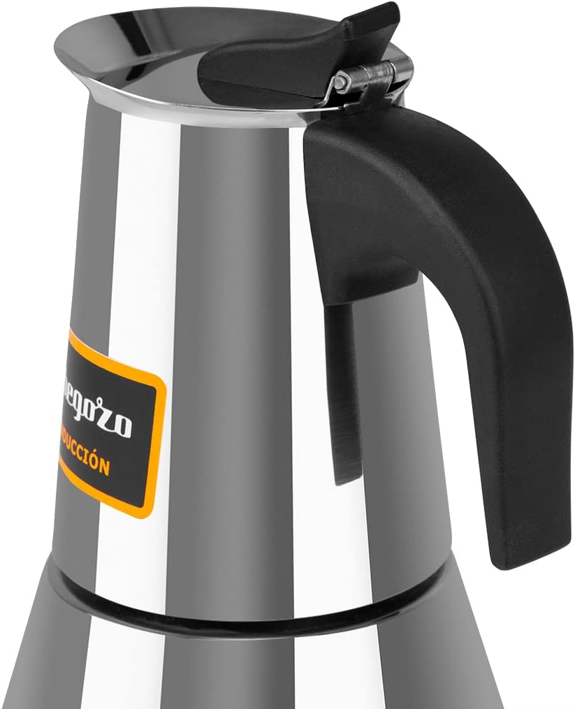 Cafetera Orbegozo KFI460, 4 tz, Inox, induccion
