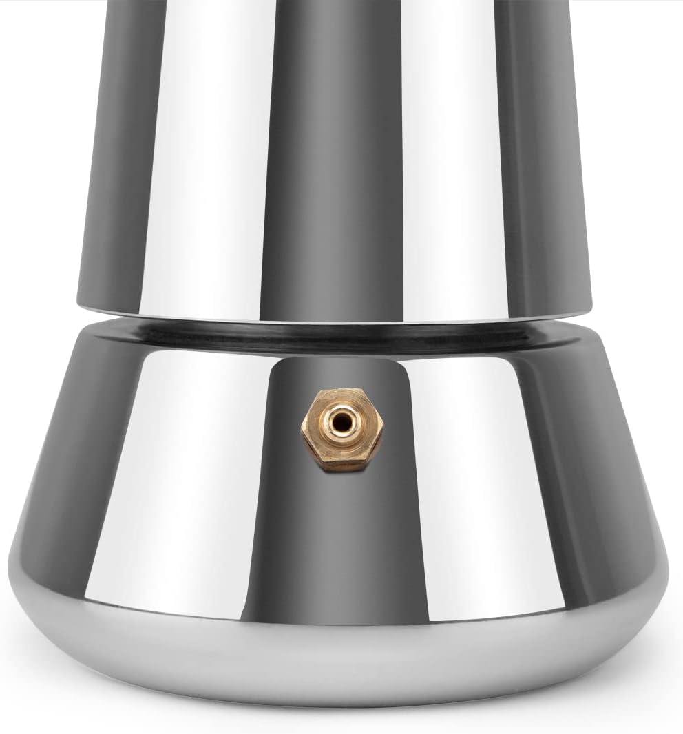 Cafetera Orbegozo KFI260, 2 tz, Inox, induccion