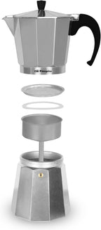 Cafetera Orbegozo KFS920, 9 tz, aluminio