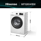 Lavadora Hisense WF1Q8041BW, 8kg, 1400rpm, A, Blanca