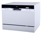 Lavavajillas Midea MTD55S101WES, 6 cub