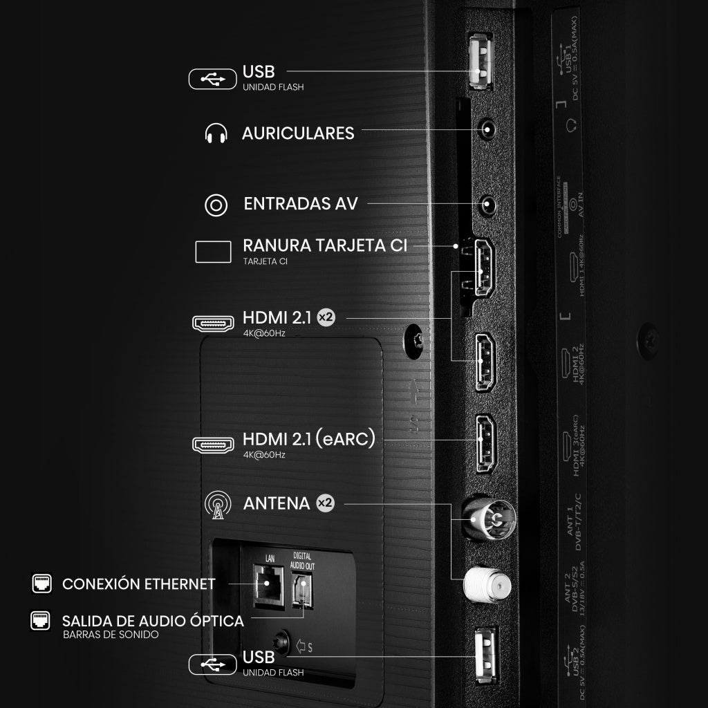 Tv Hisense 65A6Q, 65", 4K
