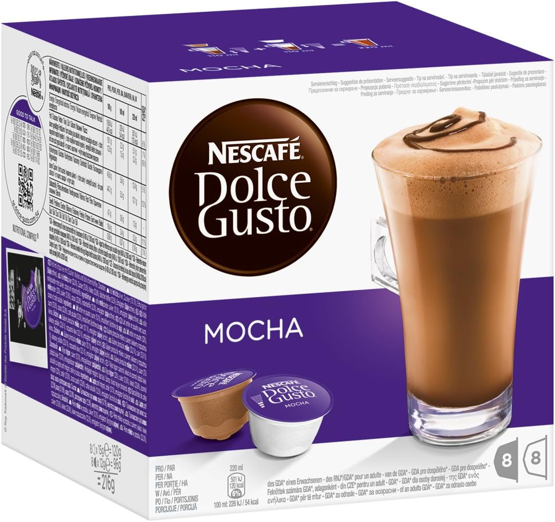 Capsula DG Nestle 12623925, Mocha 16Cap 3x216g