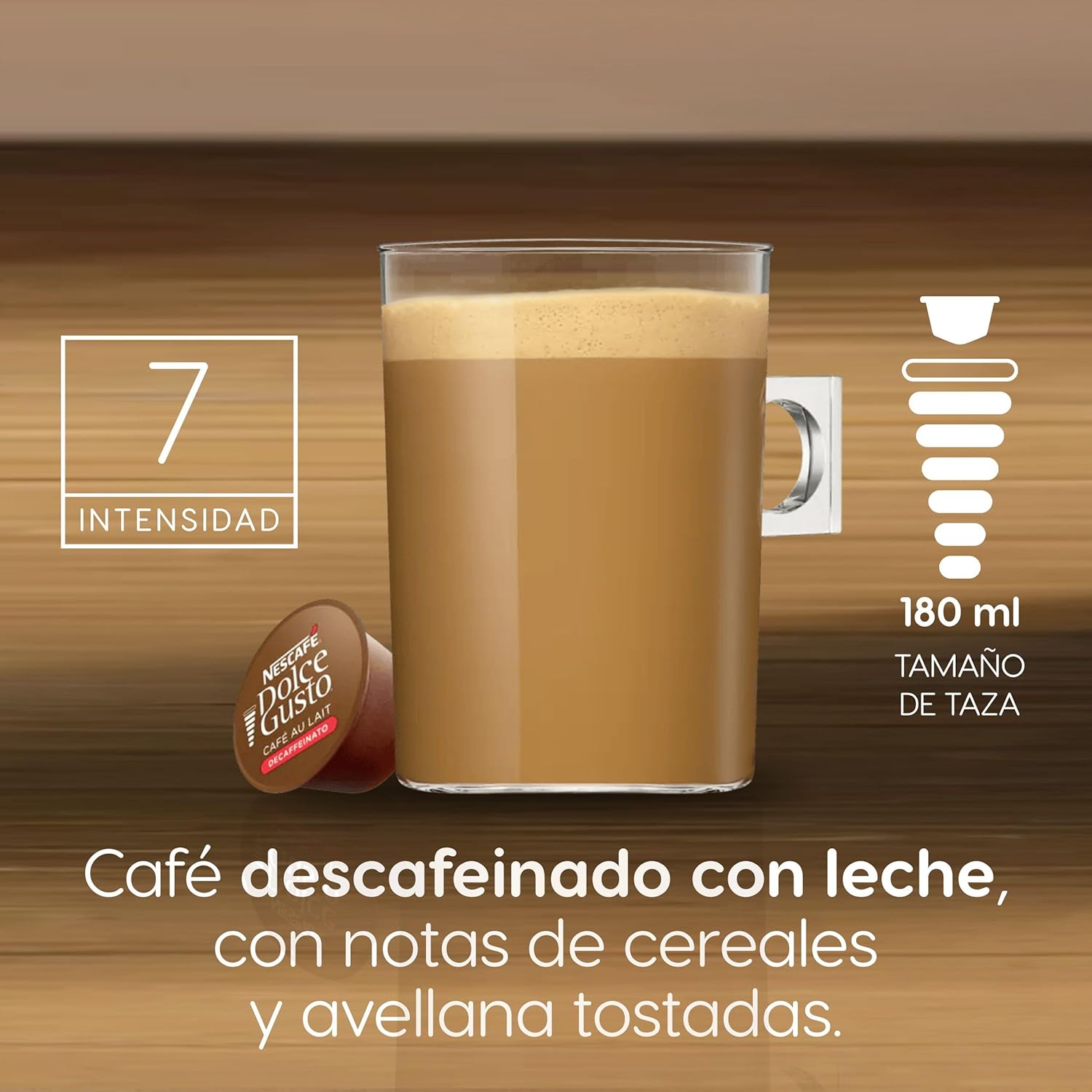 Capsula DG NESTLE 12293457, Decaffeinato con leche