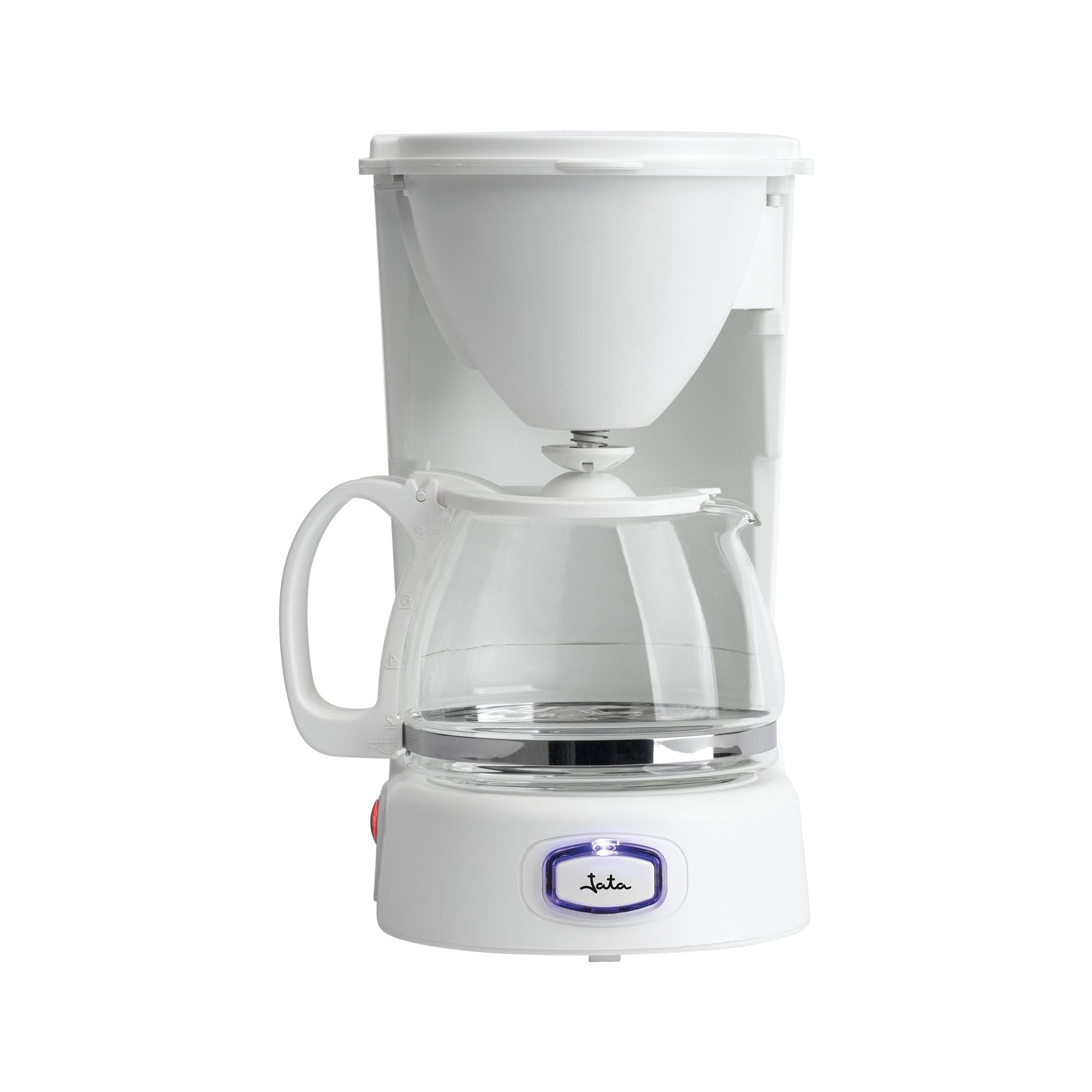 Cafetera Goteo Jata JECA1752, 8 Tazas, 650w, Blanca