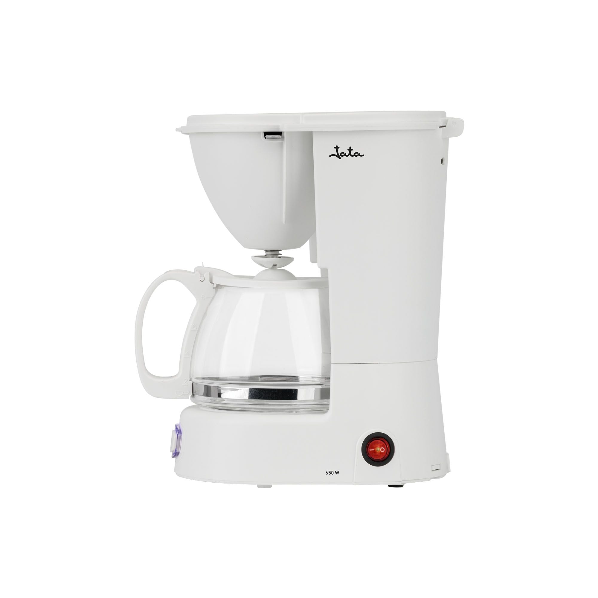 Cafetera Goteo Jata JECA1752, 8 Tazas, 650w, Blanca