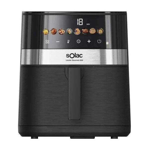 Freidora Airfry Solac FA1401, 5,5L, digital, 1400w