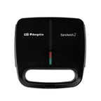 Sandwichera Orbegozo SW4910, 800w, Negro
