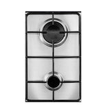Encimera Beko HDCG32220FX, 2 fuegos, 30cm