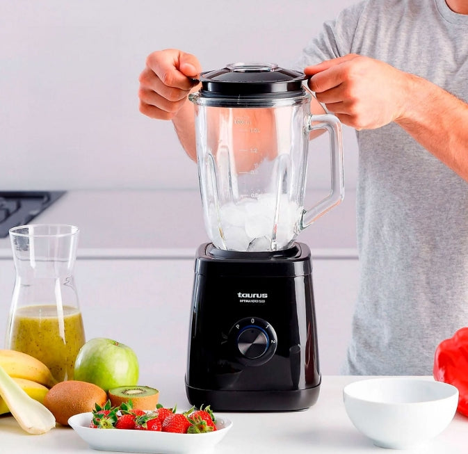 Batidora Vaso Taurus 912473, Optima Nero, 1500w