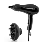 Secador pelo Orbegozo SE1160, 1200w, plegable, negro