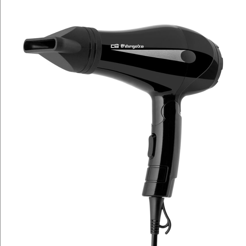 Secador pelo Orbegozo SE1160, 1200w, plegable, negro