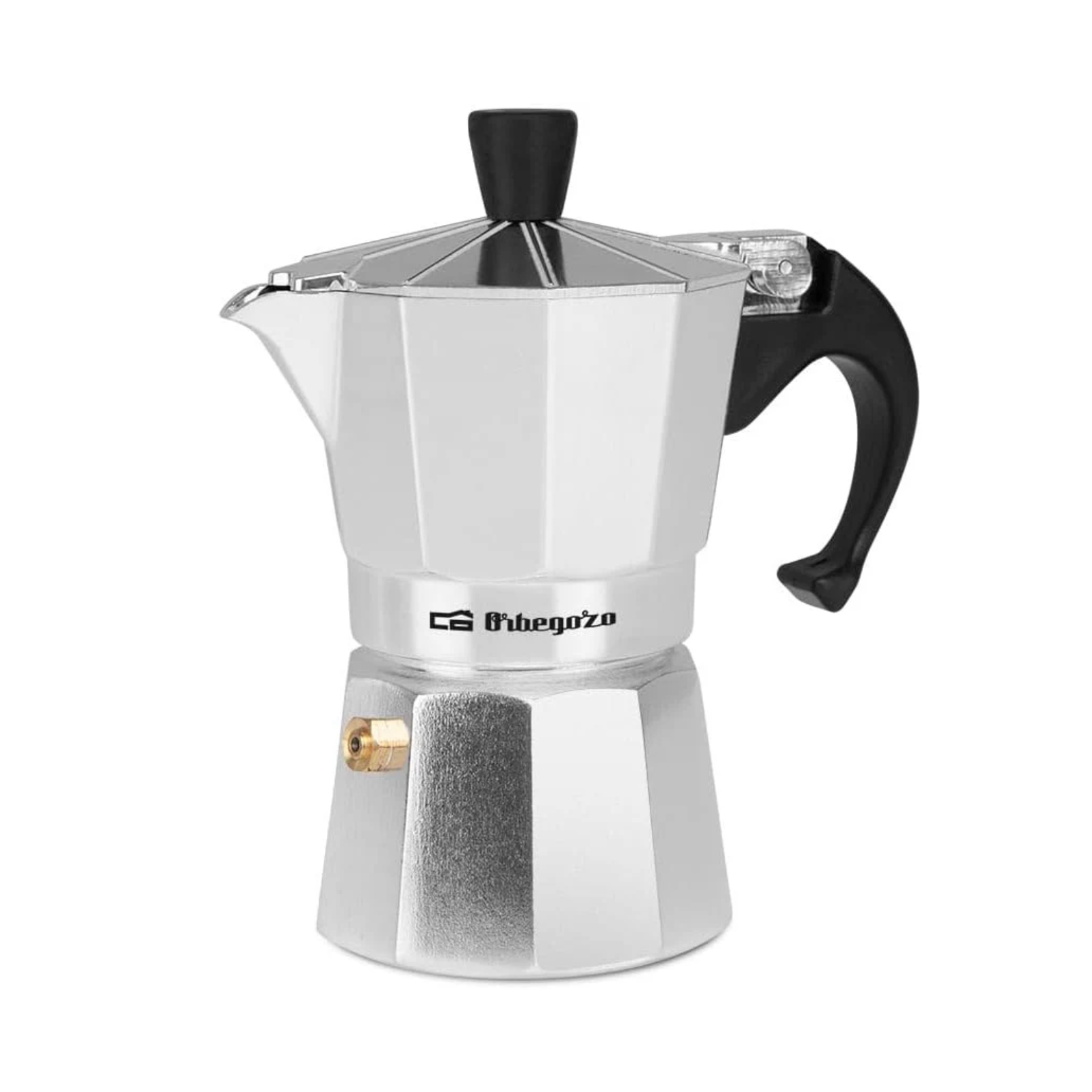 Cafetera Orbegozo KF200, 2 tz, aluminio