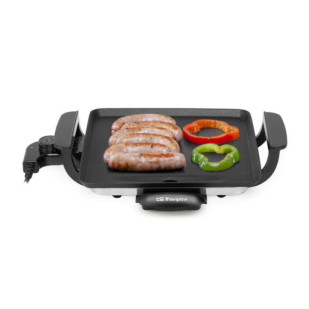 Plancha Asar Orbegozo TBC1028, 2000W, 28x28cm